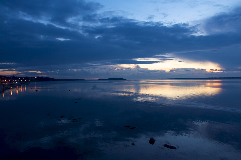 Coucher de soleil sur le fleuve StLaurent. Rimouski/Sunse… Flickr