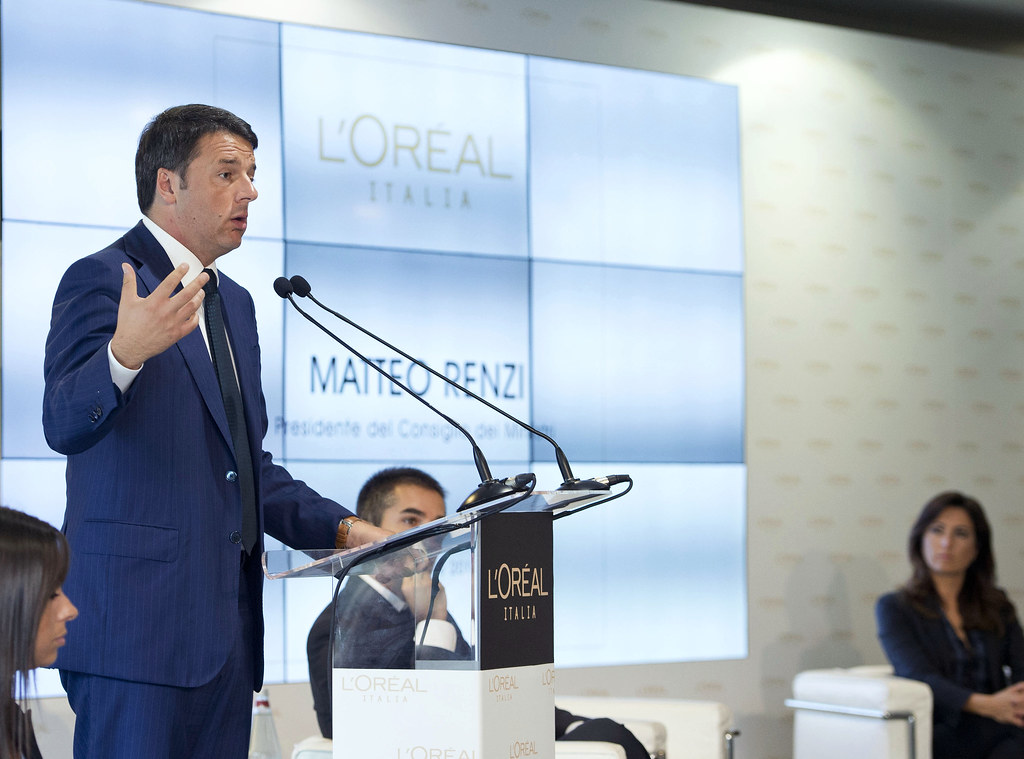 Renzi visita lo stabilimento de L'Oreal Il Presidente del … Flickr