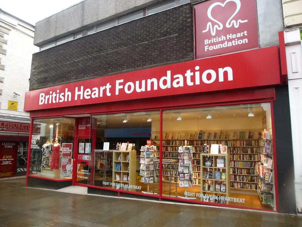 British Heart Foundation, Rochdale A charity shop on Yorks… Flickr