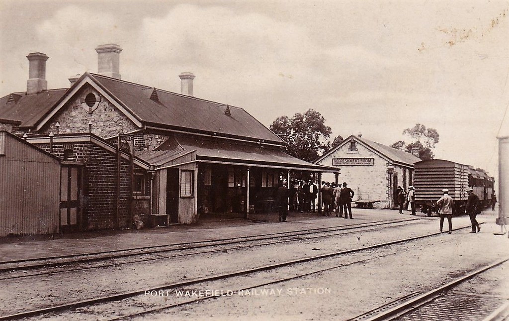 Port Wakefield Railway Station, South Australia 1915 Flickr