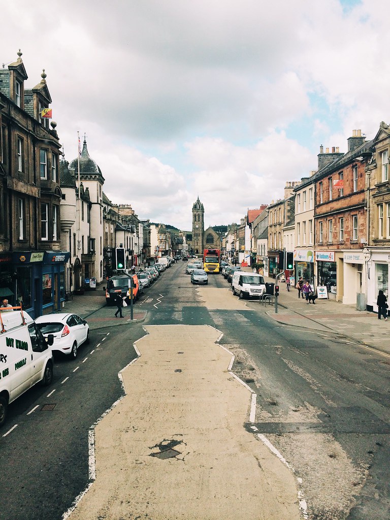 High st. Peebles. Processed with VSCOcam with a1 preset Amanda Flickr