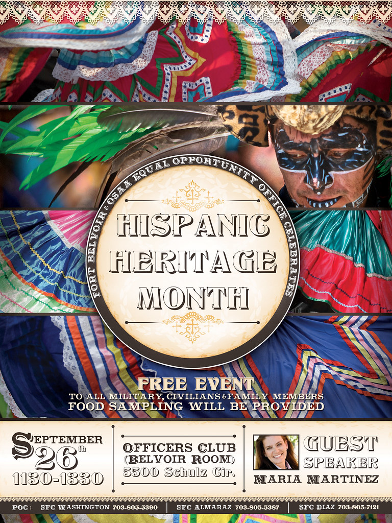 Hispanic Heritage Month Poster produced for Hispanic Herit… Flickr