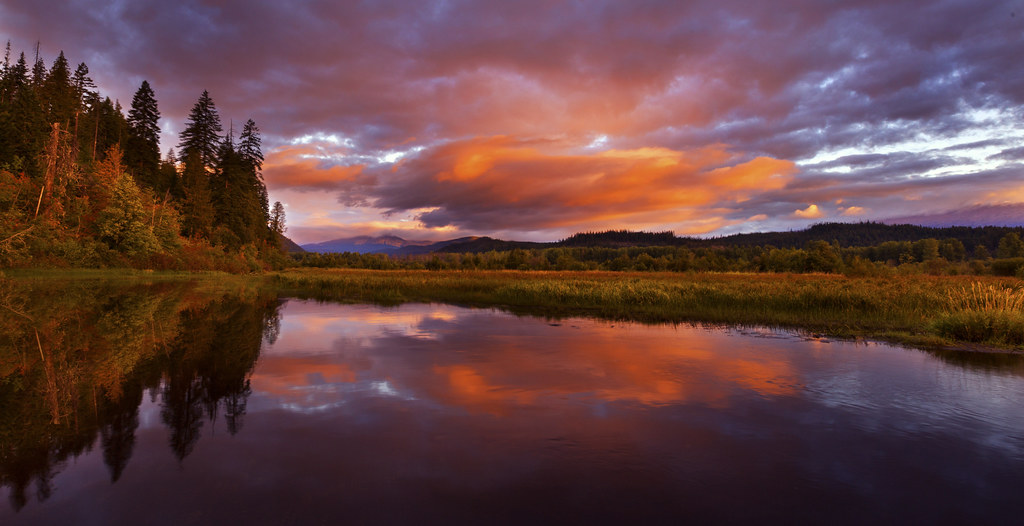 Trout Lake at Sunrise (Trout Lake, WA) This is the picture… Flickr