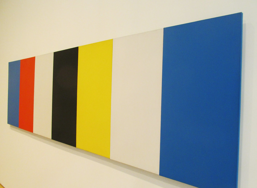 Ellsworth Kelly Red Yellow Blue White and Black, 1953. Oil… Flickr