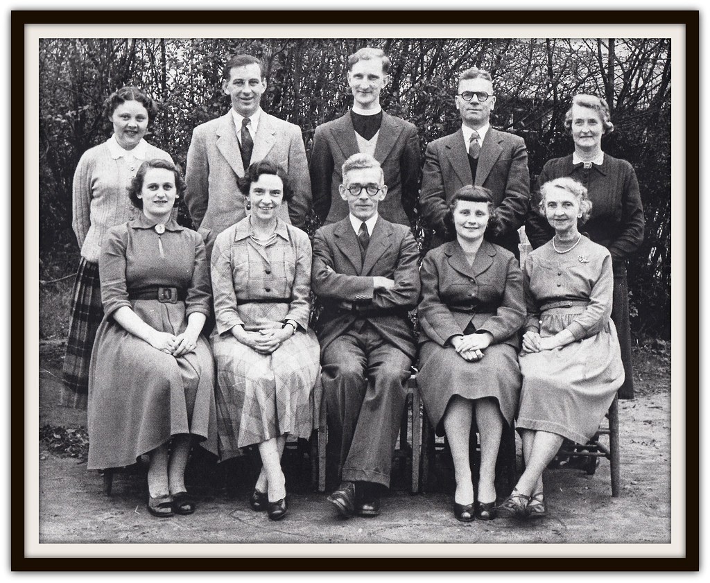 Staff of Middleforth School, Penwortham, 1950's Image by k… Flickr
