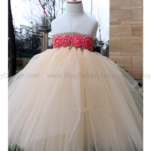 Flower Girl dress Champagne Tutu Dress baby dress toddler … Flickr