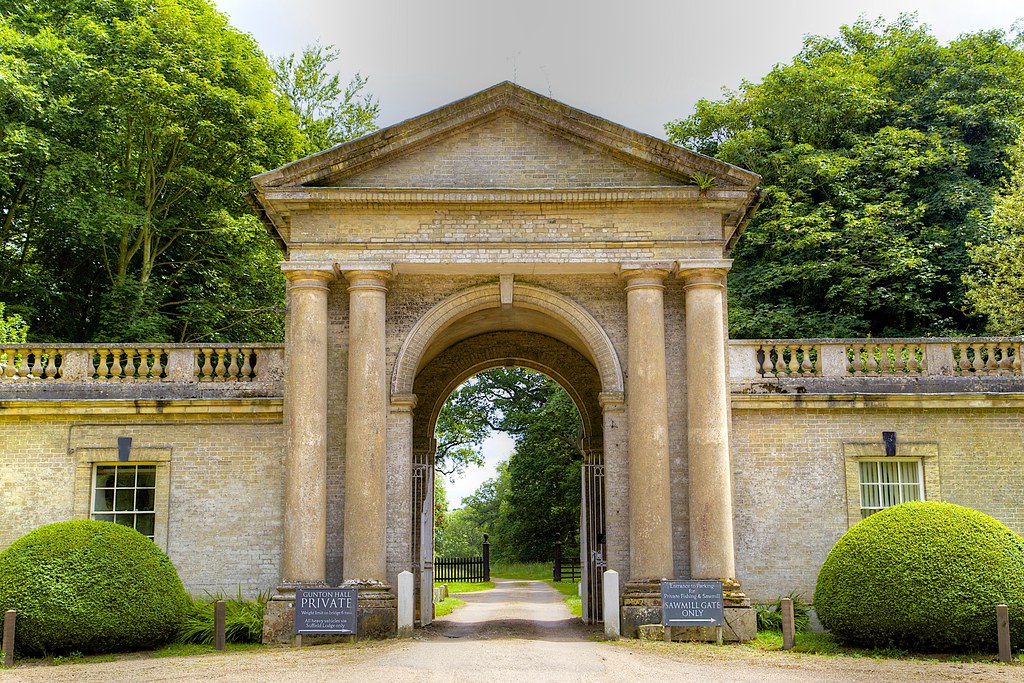 Gunton Park, Norfolk Handsome gateway lodge to the Gunton … Flickr