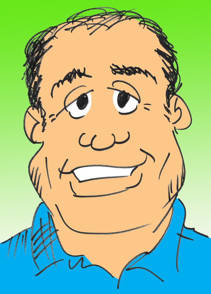 Cartoon face of a man Middleaged man cartoon Flickr