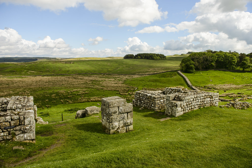 The North Gate Housesteads Roman Fort, Northumberland, Eng… Flickr