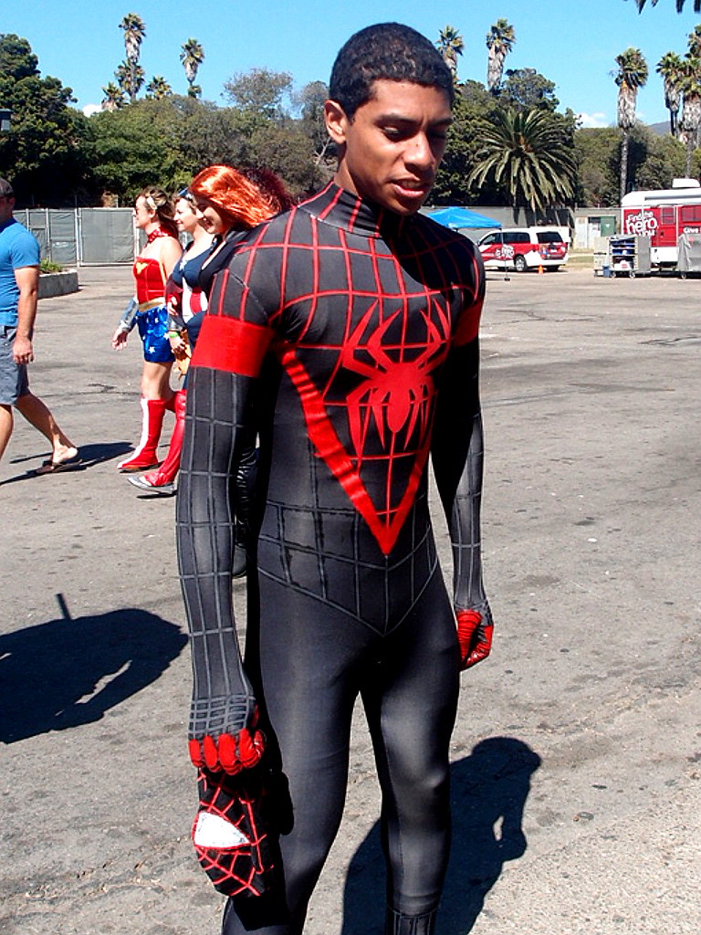 SpiderMan Miles Morales Cosplay C4 Central Coast Comic … Flickr
