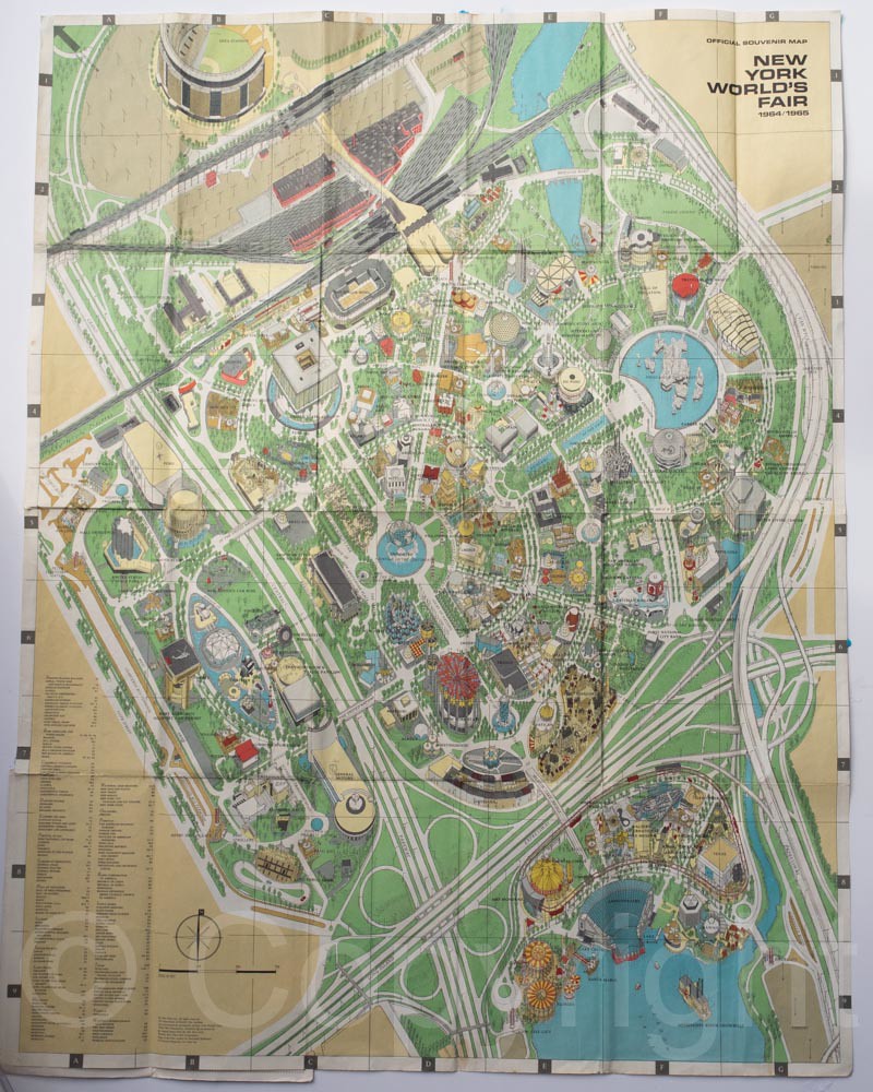New York World's Fair 1964/1965 Map, 1939/1964 World's Fai… Flickr