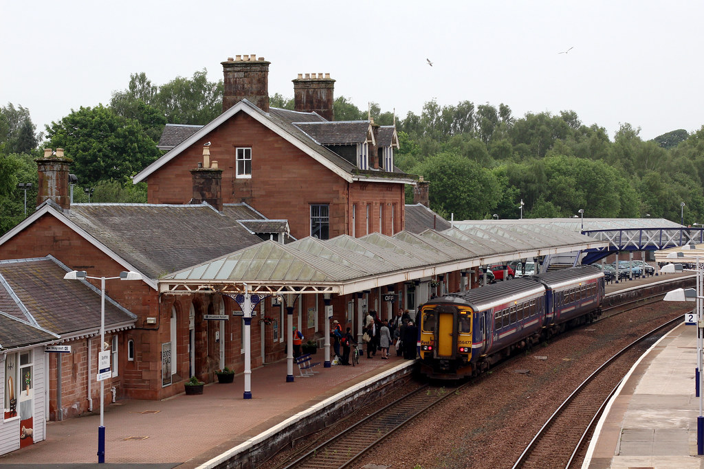 Platform 1, Dumfries Station First Scotrail MetroCammell … Flickr