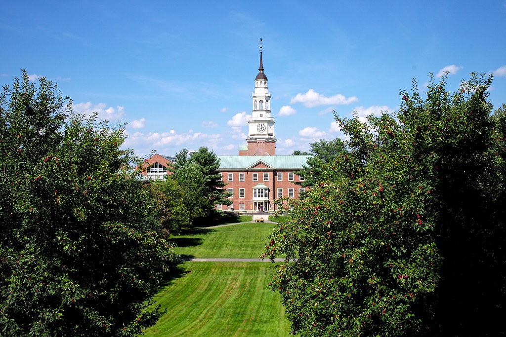 Colby College Miller Library viewed from Lorimer Chapel Flickr