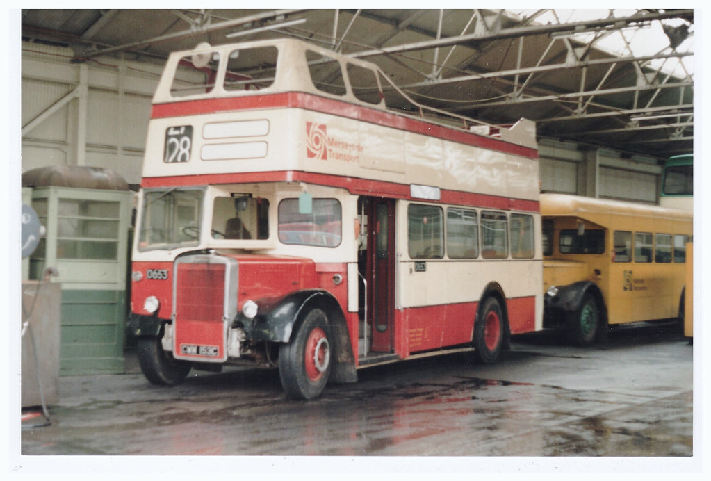 Merseyside PTE Bus 0653, Laird Street Garage, Birkenhead, … Flickr