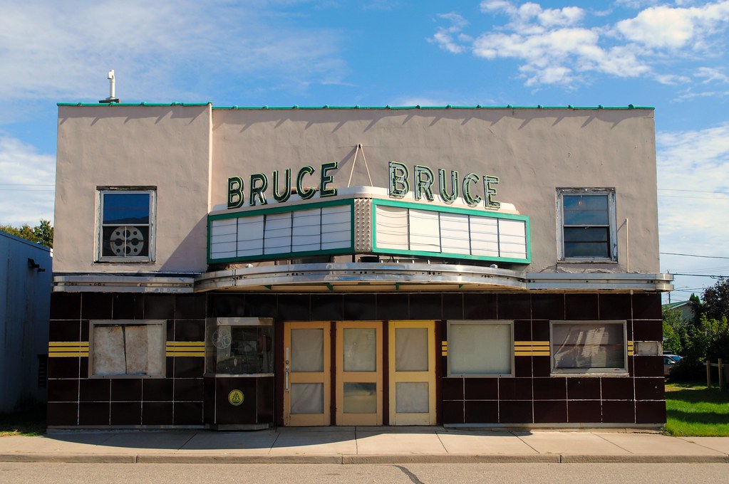 Bruce Theatre, Bruce Wisconsin Opened in the late 1940's a… Flickr