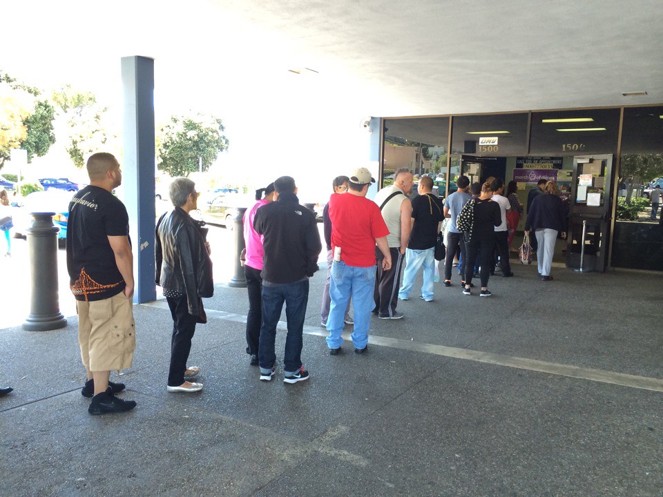 Glad I had an appointment. I'm at Daly City DMV Office! 4s… Flickr