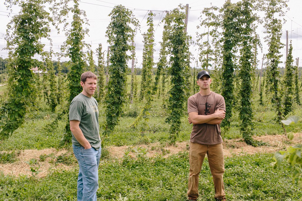Visit to The Hop Yard in Gorham, Maine Allagash Brewing Flickr