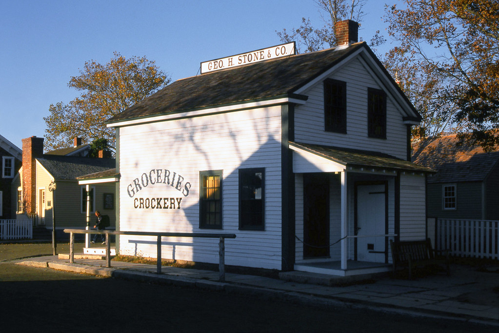 Mystic Village historic general store located at Mystic, C… Flickr