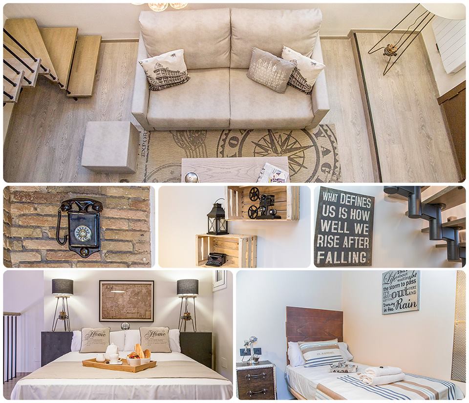 Beautiful apartment in Barcelona Tasteful vintage design