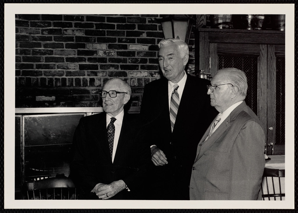 Arthur Lane with Teddy Gleason and Walter Sullivan. Flickr