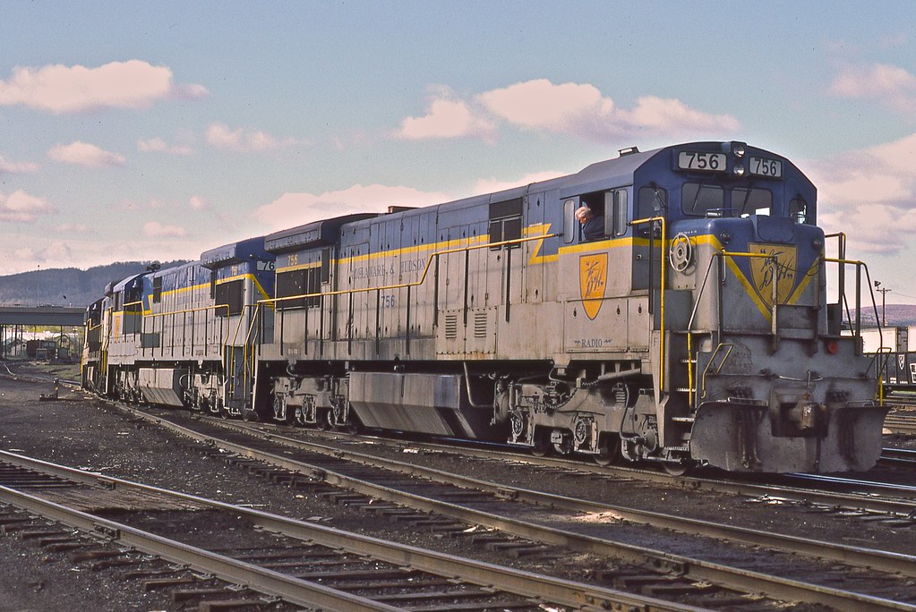 D&H 756 Bevier Street Yard Binghamton, NY May 1979. Anthony
