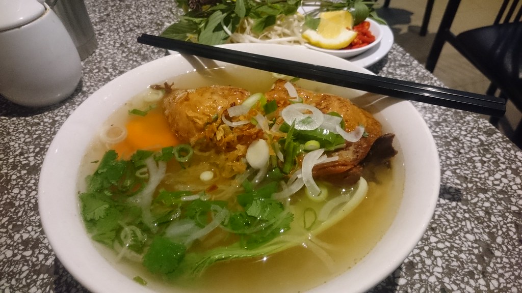 Crispy skin chicken noodle soup AUD12 Pho Dzung, Melbour… Flickr