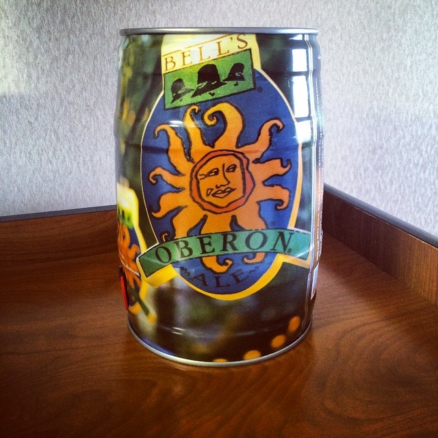 Yep, that's a mini keg of Bell's Oberon. Thanks, Michigan!… Flickr