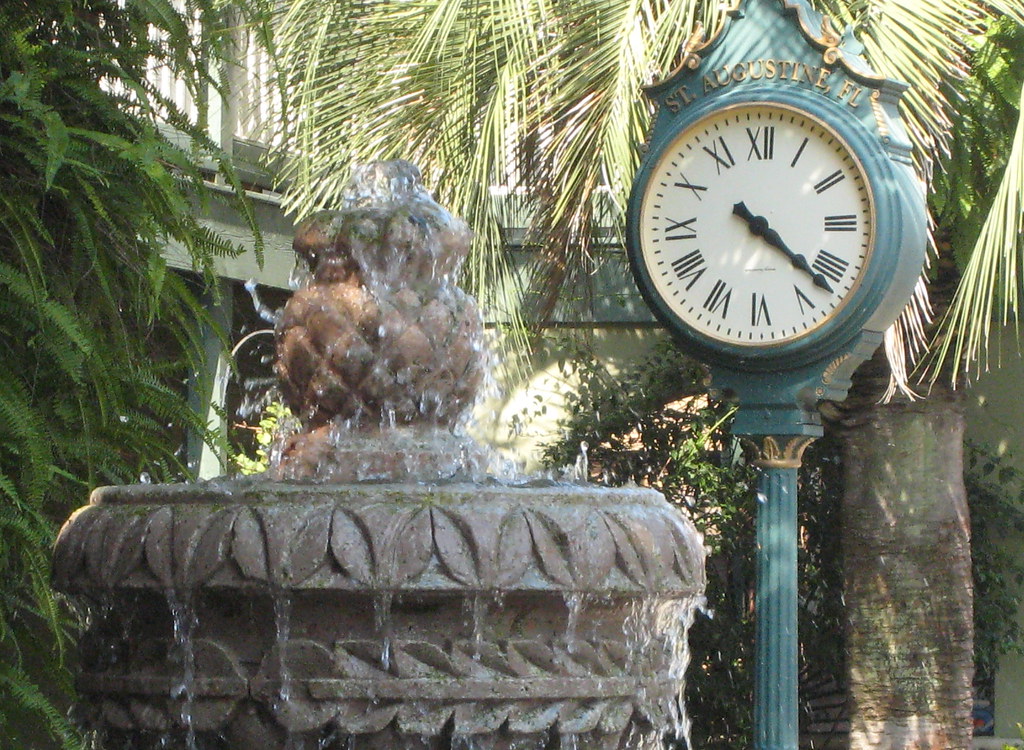 Town Square Clock St. Augustine FL. nicven67 Flickr
