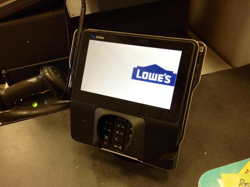 Lowe's Credit Card Reader Swipe Scanner Lowe's Credit Card… Flickr