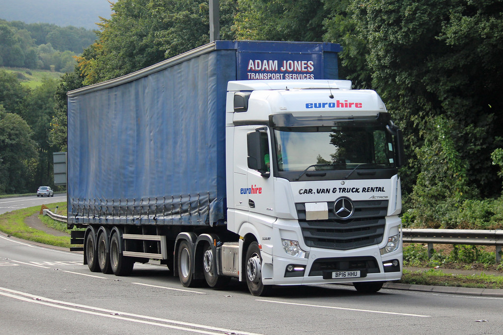Euro Hire, Oldbury BP16 HHU, Mercedes Actros on Crickley H… Flickr