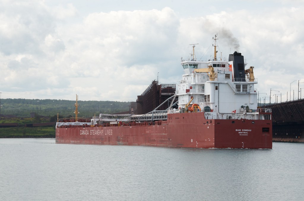 MV Baie Comeau departs Two Harbors On our way back through… Flickr
