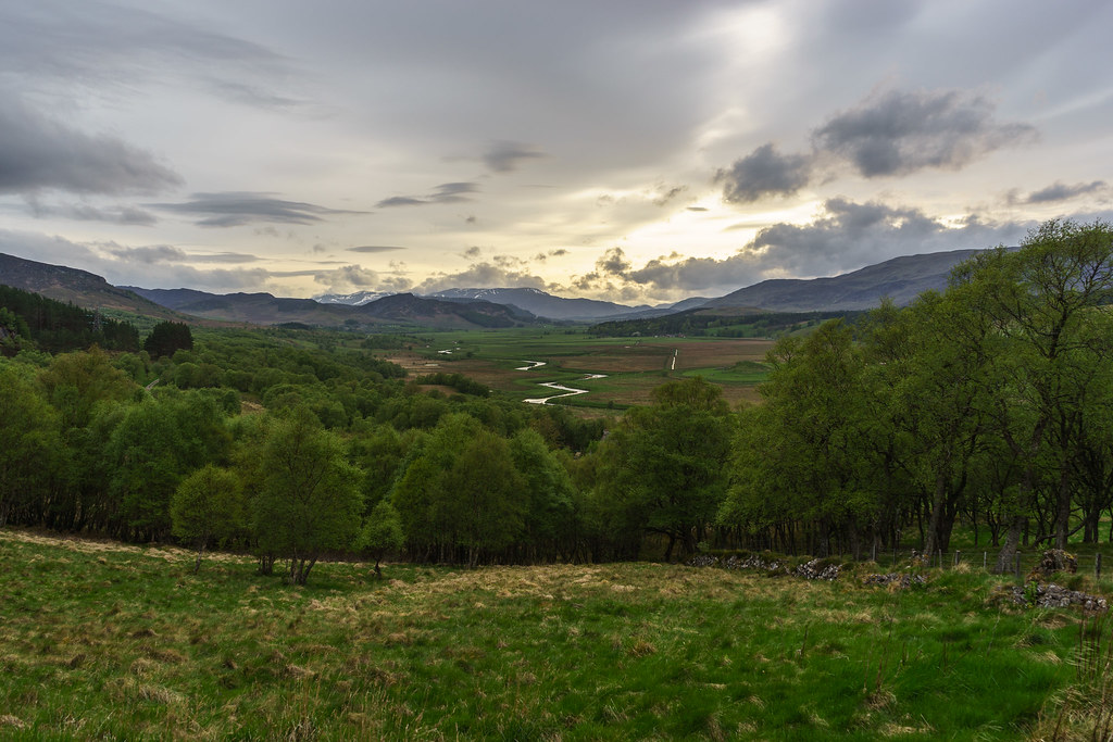 View of Laggan View towards Laggan from the Macpherson Cai… Greg