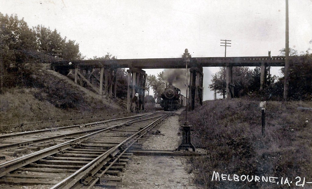 Melbourne, Iowa, CGW, Chicago Great Western Railroad, Bridge, Milwaukee