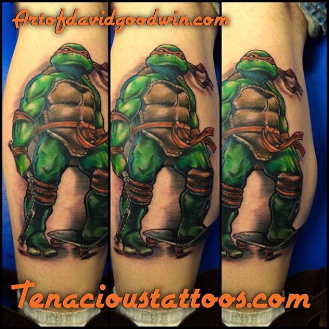 Michelangelo Teenage Mutant Ninja Turtles Tattoos