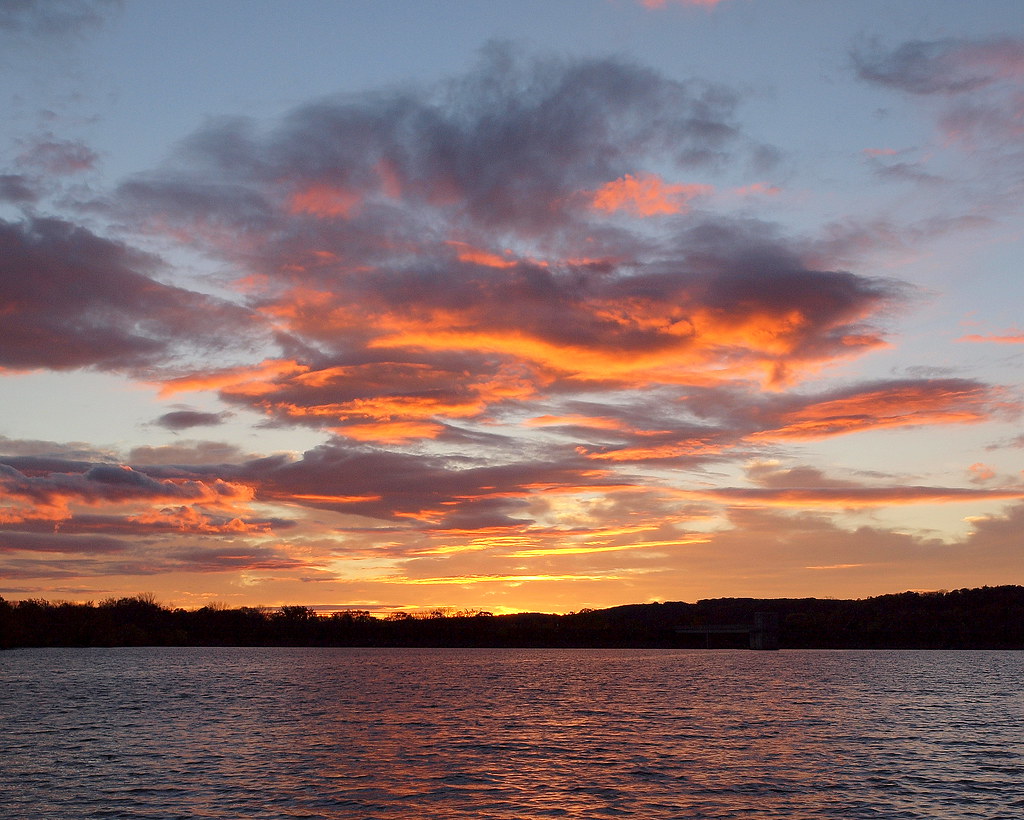 Lake Galena Sunset6 Fall 2014 at Peace Valley Park Ernest Koch