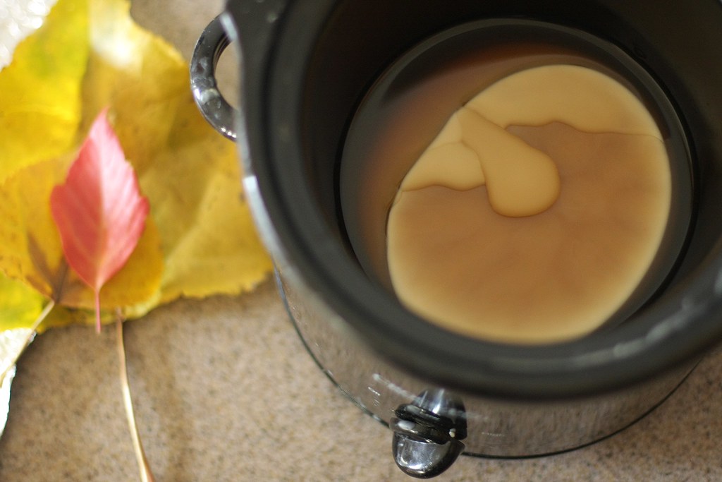 melting beeswax Flickr