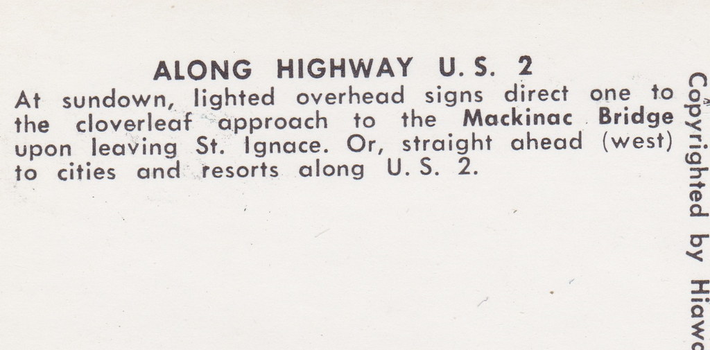 UP Manistique Escanaba Mackinaw or St Ignace MI 1960s You … Flickr