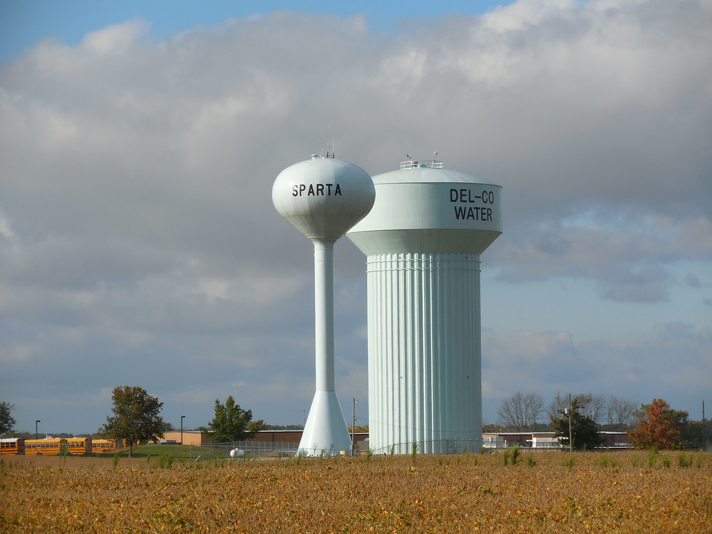 Sparta, Ohio Water Tower in Sparta, Ohio mondaytuesdaywednesday