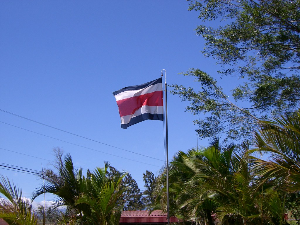 Costa Rica Flag Glen Cooper Flickr
