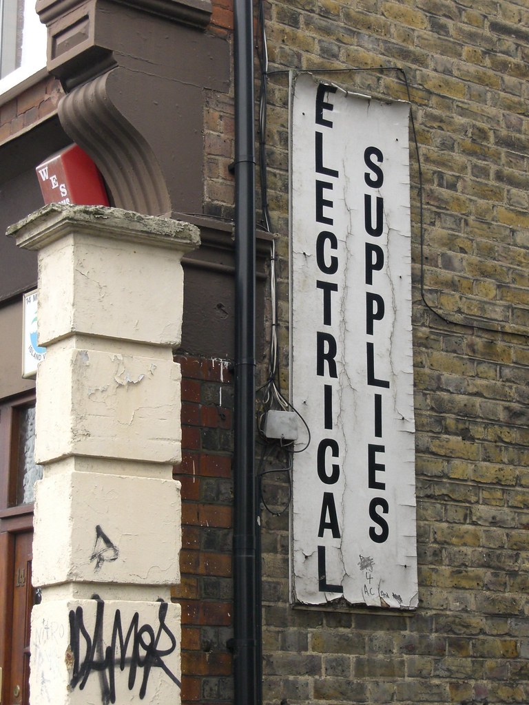 electrical supplies Muirkirk Road, Catford, London. Yersinia pestis