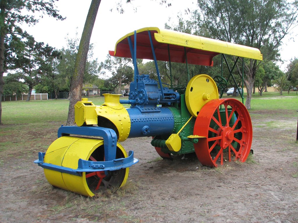 Old Steamroller at Coronation Park Of course I had to remo… Flickr