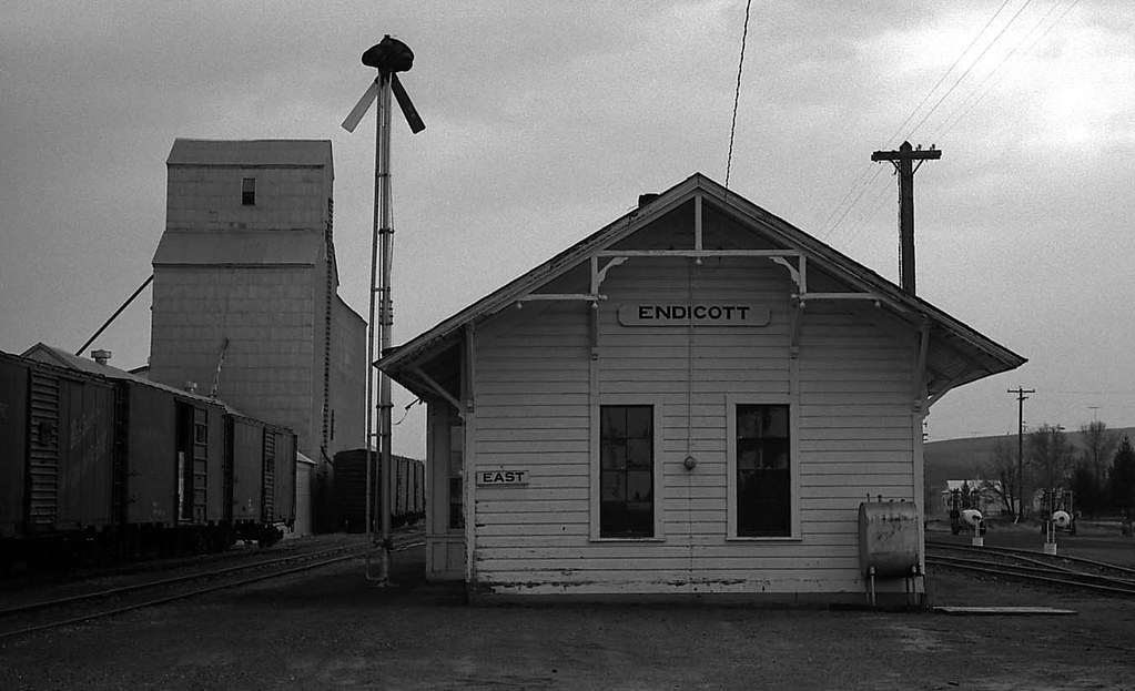 Eastern Washington State Endicott passenger train depot. A… Flickr