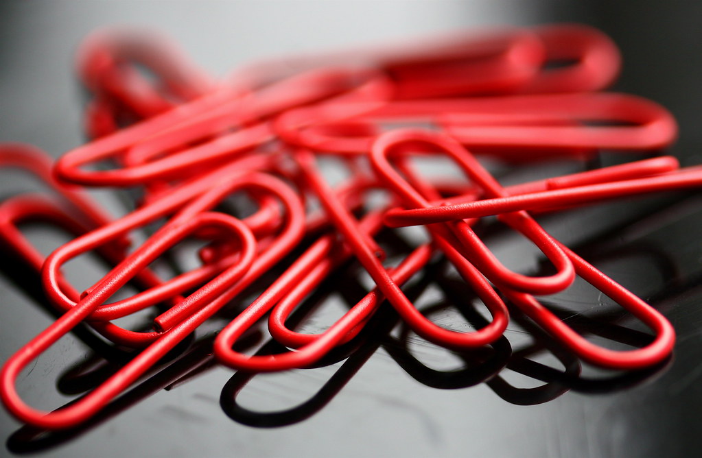 red paperclips liz west Flickr