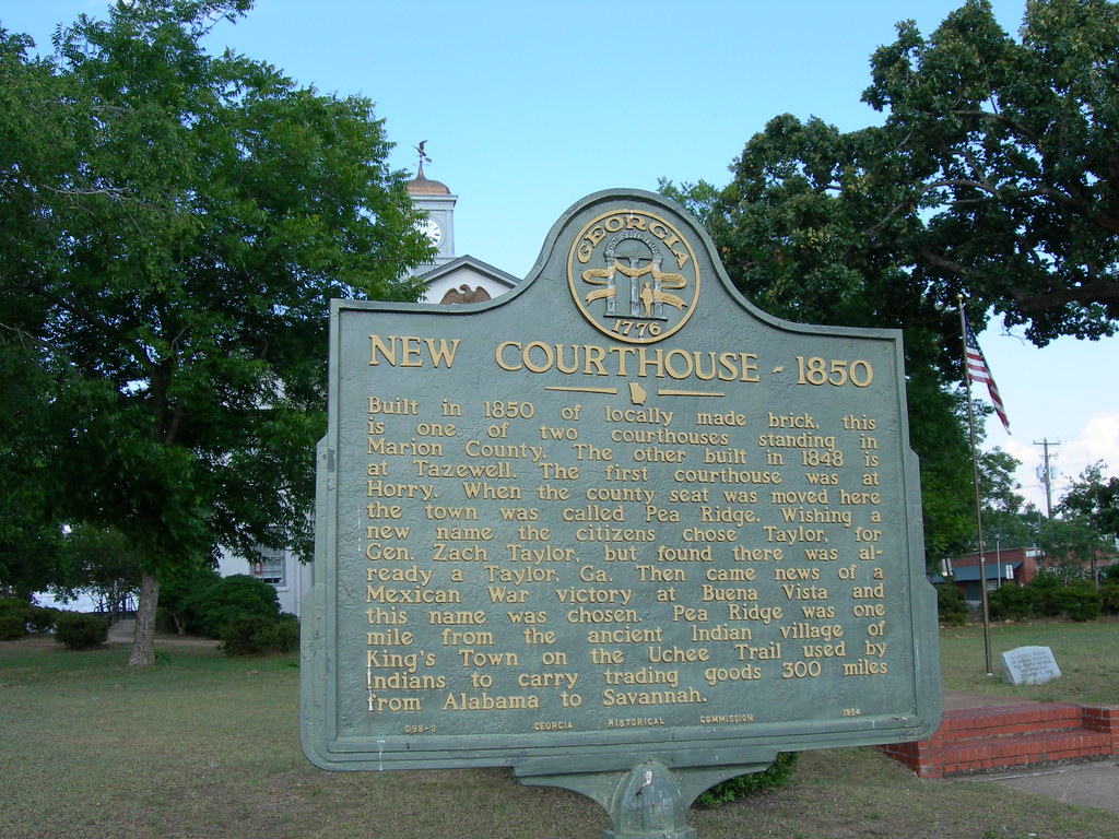 Marion County Courthouse Marker Buena Vista, Flickr