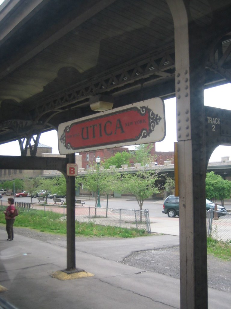 Utica Amtrak train station OnMyWayTo Flickr