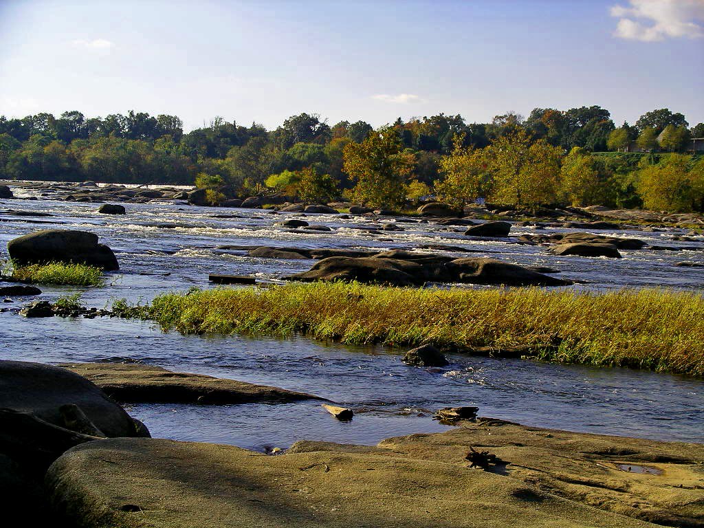 James River near downtown Richmond, VA taken from Belle Is… Flickr