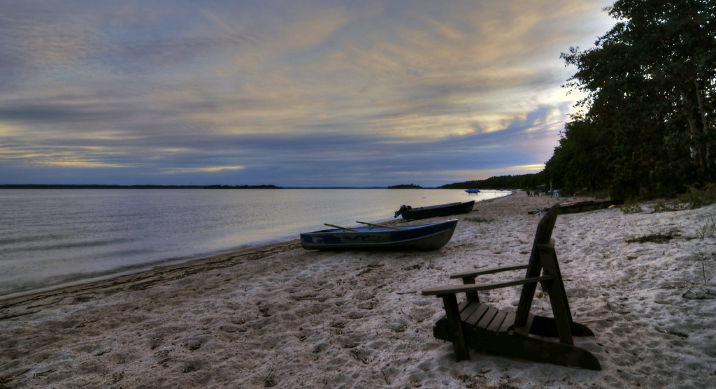 Lac la Biche Sunrise Here's another shot from Mission Beac… Flickr