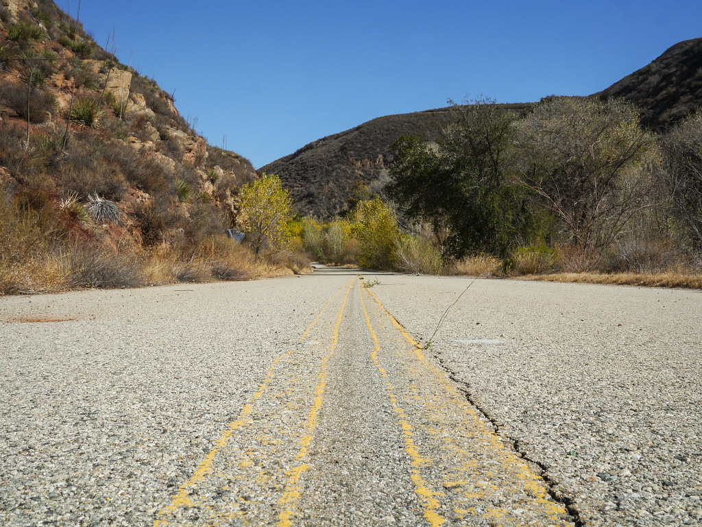 Old San Francisquito Canyon road a photo on Flickriver