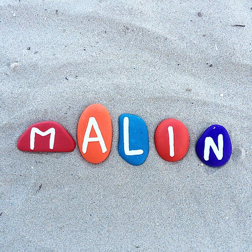 Malin,female name on stones Adriano Flickr