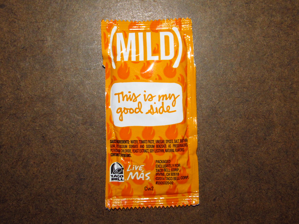 Taco Bell Mild Sauce "This is my good side" Willis Lam Flickr